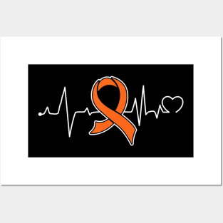 Leukemia Cancer Awareness Support Ribbon Posters and Art